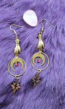 Load image into Gallery viewer, Palm Moon Earrings