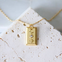 Load image into Gallery viewer, Moon and Star Necklace